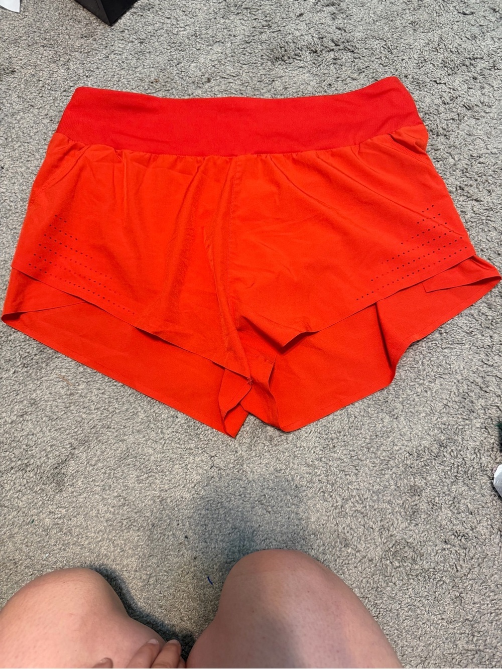 JoyLab Bright Red Layered Athletic Shorts